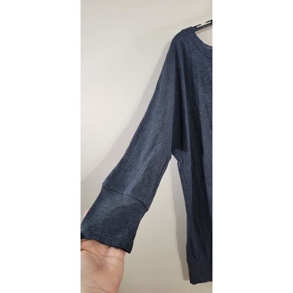 Lanston by Revolve Boyfriend Mini Dress Long Sleeve Gray Size Medium - Picture 3 of 8